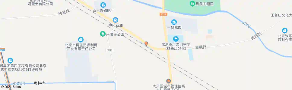 北京魏善庄_公交站地图_北京公交_妙搜公交查询2024