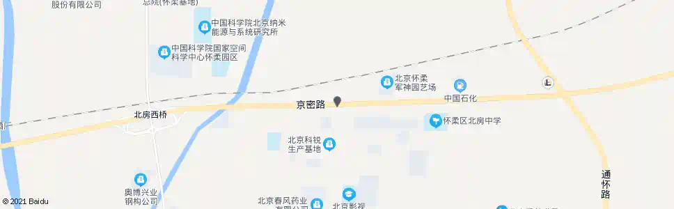 北京北房开发区_公交站地图_北京公交_妙搜公交查询2024