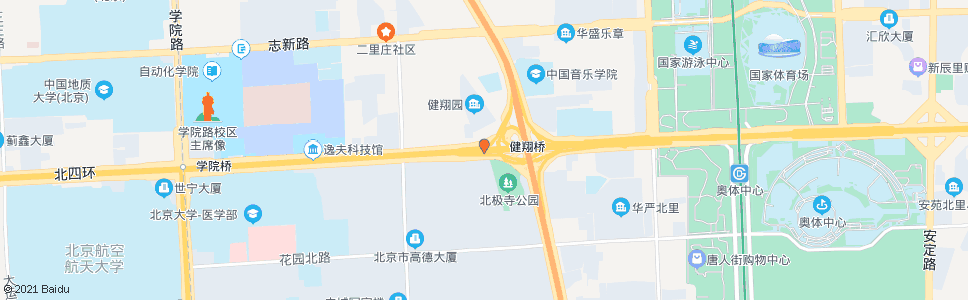 北京健翔桥西_公交站地图_北京公交_妙搜公交查询2024