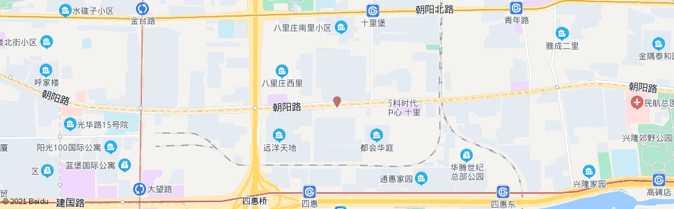 北京东八里庄_公交站地图_北京公交_妙搜公交查询2024