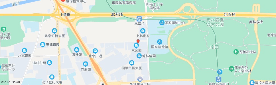 北京京师园北门_公交站地图_北京公交_妙搜公交查询2024