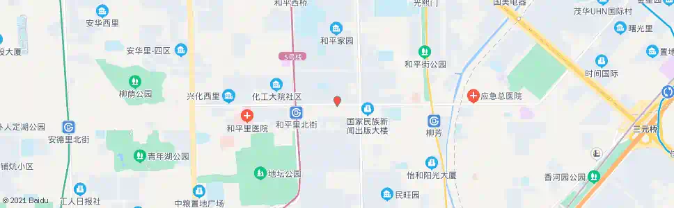 北京和平里路口西_公交站地图_北京公交_妙搜公交查询2024