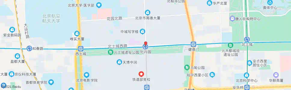 北京牡丹园_公交站地图_北京公交_妙搜公交查询2024