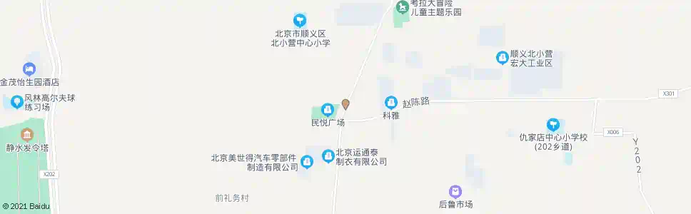 北京后礼务_公交站地图_北京公交_妙搜公交查询2024