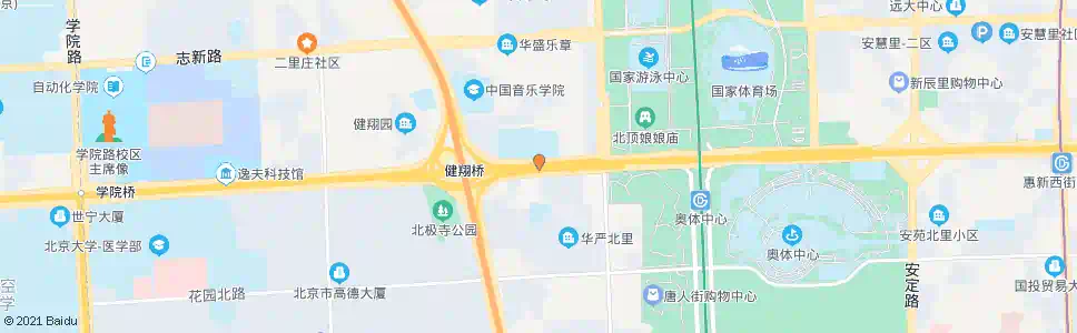 北京健翔桥东_公交站地图_北京公交_妙搜公交查询2024