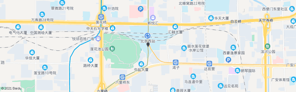北京西客站南广场_公交站地图_北京公交_妙搜公交查询2024