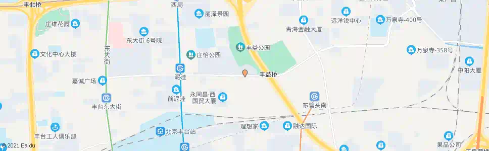 北京丰益桥西_公交站地图_北京公交_妙搜公交查询2024