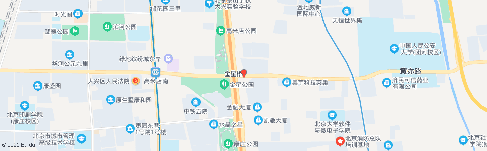 北京金星桥东_公交站地图_北京公交_妙搜公交查询2024