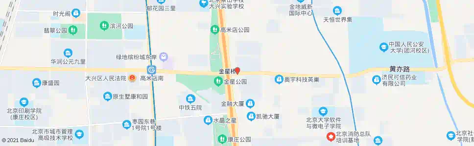 北京金星桥东_公交站地图_北京公交_妙搜公交查询2024