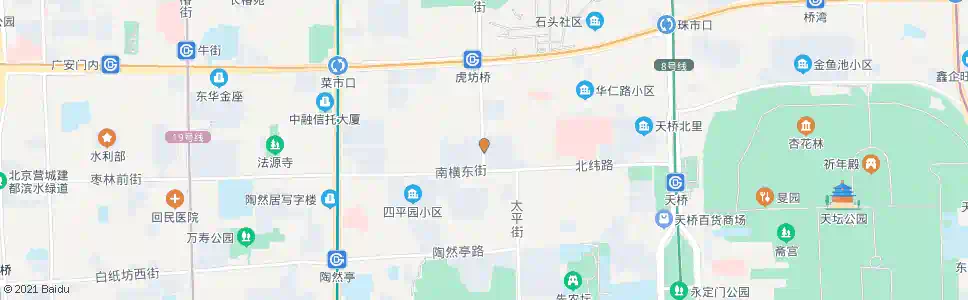 北京虎坊路_公交站地图_北京公交_妙搜公交查询2024