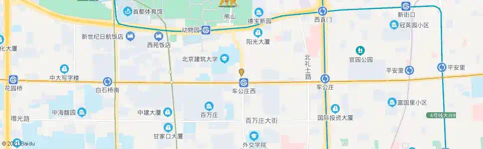 北京二里沟东口_公交站地图_北京公交_妙搜公交查询2024