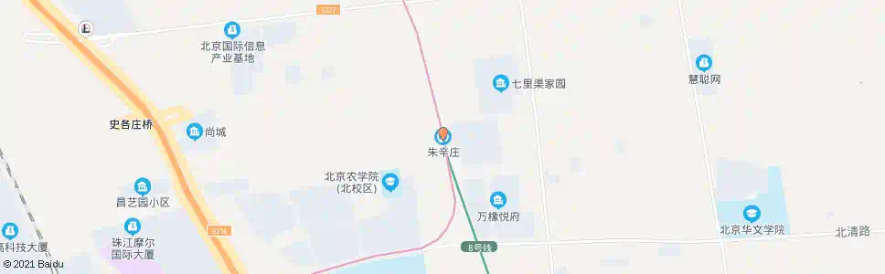 北京崇辛庄_公交站地图_北京公交_妙搜公交查询2024