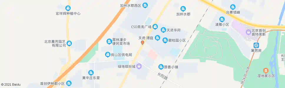 北京长阳碧桂园_公交站地图_北京公交_妙搜公交查询2024