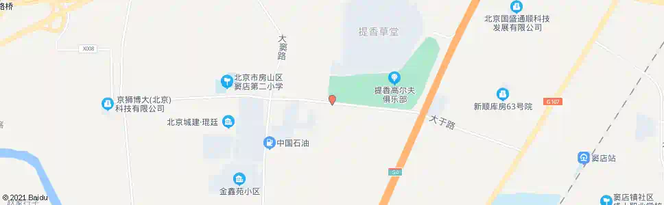 北京房山于庄东_公交站地图_北京公交_妙搜公交查询2024