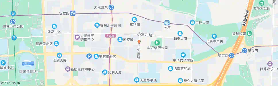 北京育慧西里_公交站地图_北京公交_妙搜公交查询2024