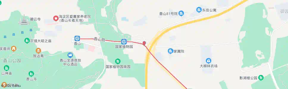 北京香泉环岛_公交站地图_北京公交_妙搜公交查询2024