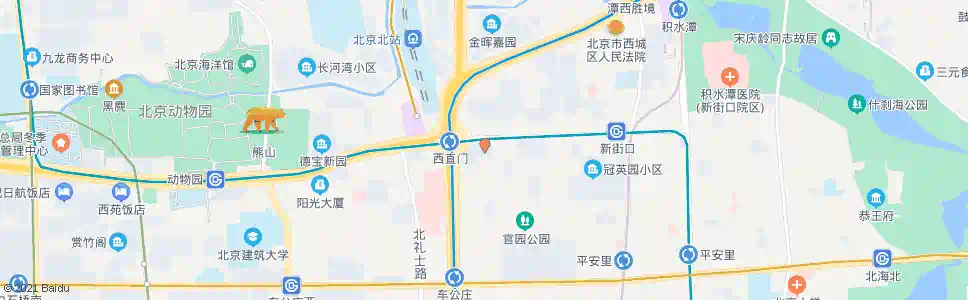 北京消防队路口_公交站地图_北京公交_妙搜公交查询2024