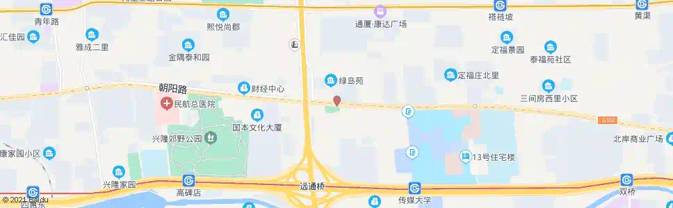 北京大黄庄桥东_公交站地图_北京公交_妙搜公交查询2024