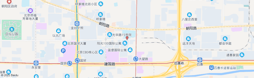北京光华路东口_公交站地图_北京公交_妙搜公交查询2024