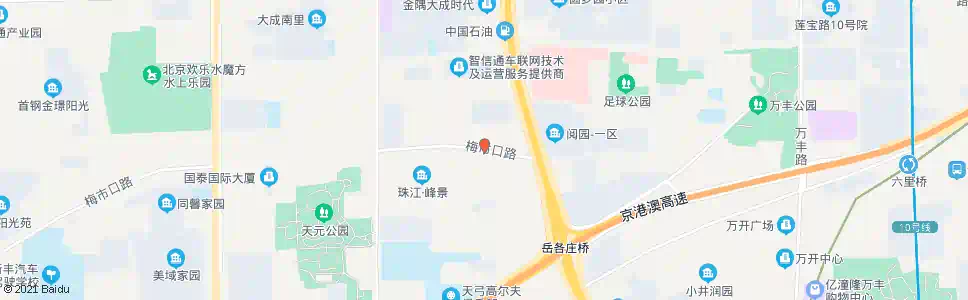 北京梅市口路东口_公交站地图_北京公交_妙搜公交查询2024