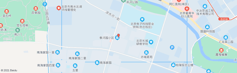 北京泰河园小区_公交站地图_北京公交_妙搜公交查询2024