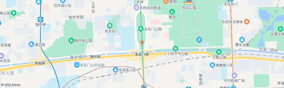 北京永定门内_公交站地图_北京公交_妙搜公交查询2024