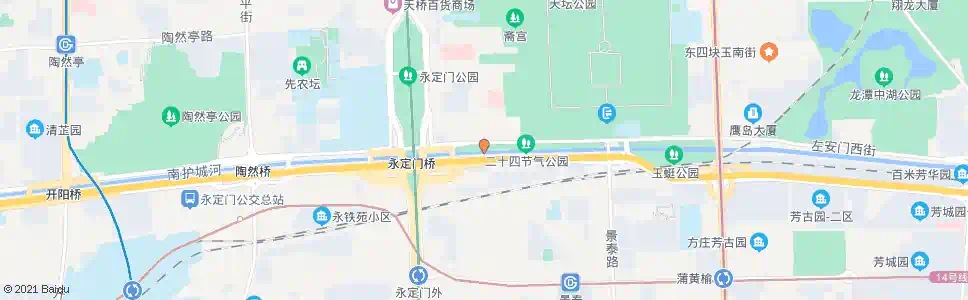 北京永定门东_公交站地图_北京公交_妙搜公交查询2024