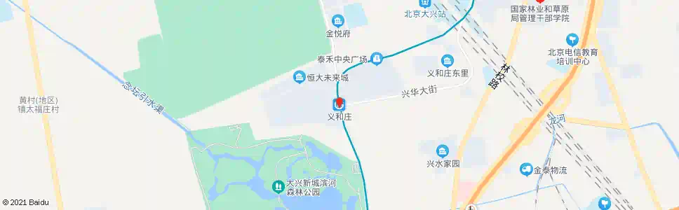 北京义和庄站_公交站地图_北京公交_妙搜公交查询2024