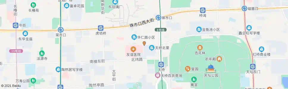 北京友谊医院东_公交站地图_北京公交_妙搜公交查询2024