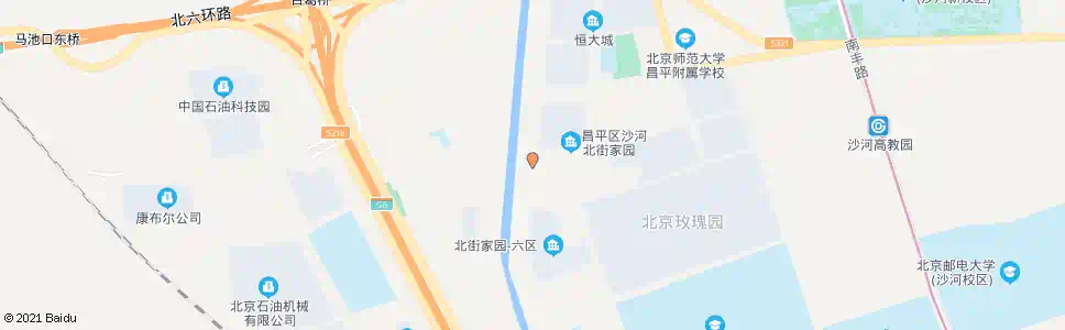 北京北街家园七区西门_公交站地图_北京公交_妙搜公交查询2024