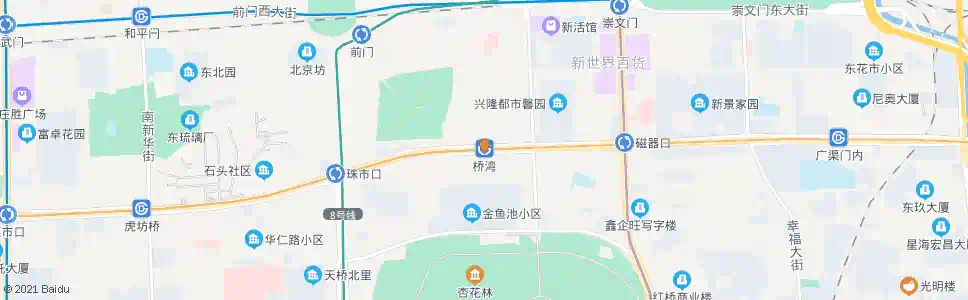 北京桥湾_公交站地图_北京公交_妙搜公交查询2024