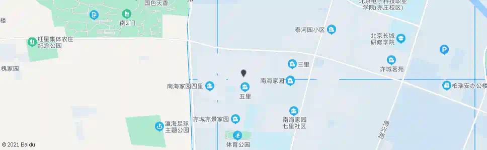 北京南海家园二里_公交站地图_北京公交_妙搜公交查询2024