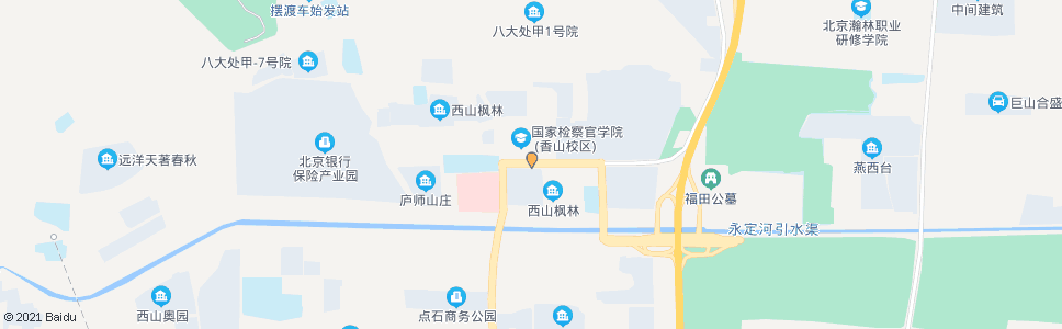 北京西下庄东_公交站地图_北京公交_妙搜公交查询2024