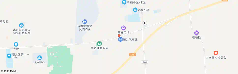 北京南彩车站_公交站地图_北京公交_妙搜公交查询2024