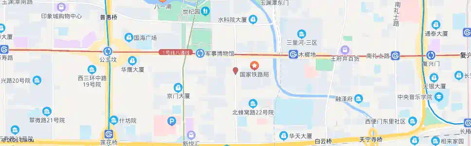 北京会城门_公交站地图_北京公交_妙搜公交查询2024