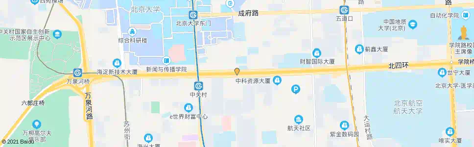 北京中关村一街_公交站地图_北京公交_妙搜公交查询2024