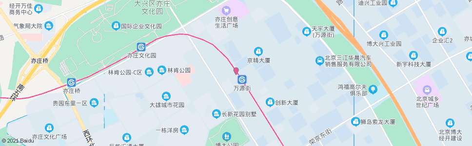 北京万源街西口_公交站地图_北京公交_妙搜公交查询2024