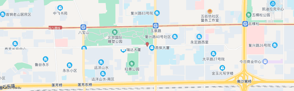 北京鲁谷路东口_公交站地图_北京公交_妙搜公交查询2024
