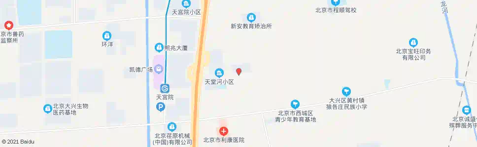 北京天堂河东区_公交站地图_北京公交_妙搜公交查询2024