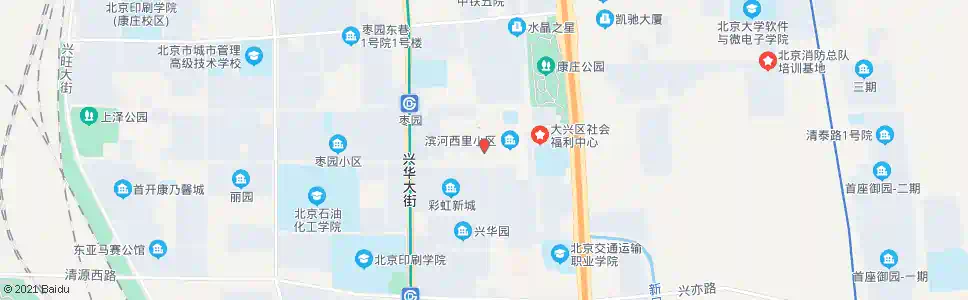 北京滨河西里_公交站地图_北京公交_妙搜公交查询2024