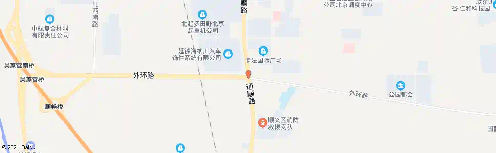 北京山子坟_公交站地图_北京公交_妙搜公交查询2024