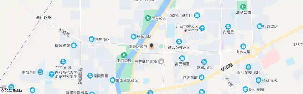 北京密云县政府_公交站地图_北京公交_妙搜公交查询2024