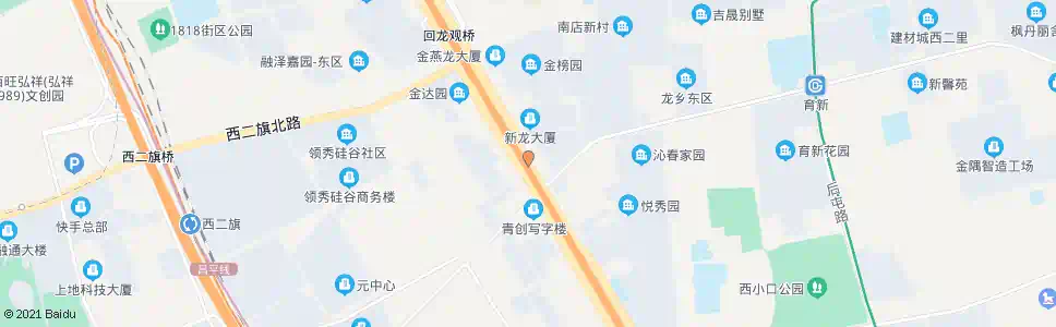 北京西三旗桥北_公交站地图_北京公交_妙搜公交查询2024