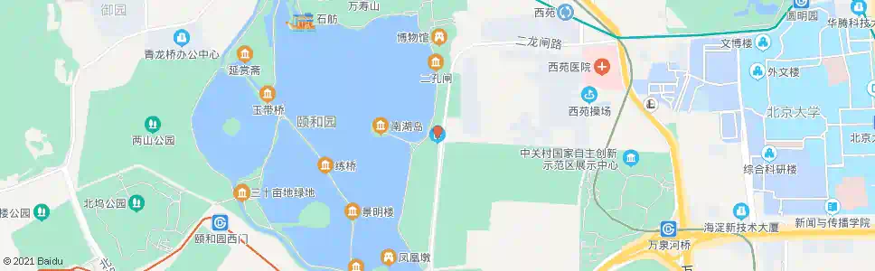 北京颐和园新建宫门_公交站地图_北京公交_妙搜公交查询2024