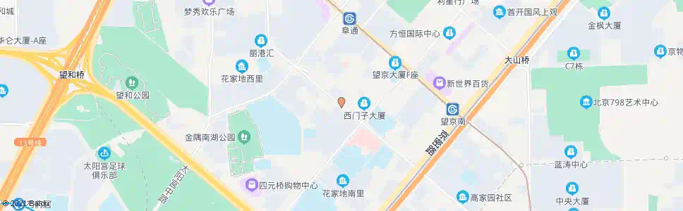 北京花家地北里_公交站地图_北京公交_妙搜公交查询2024