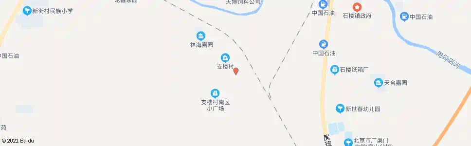 北京支楼村_公交站地图_北京公交_妙搜公交查询2024