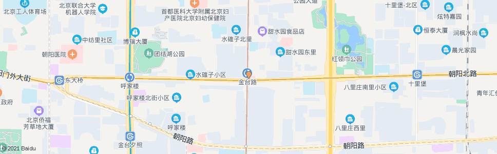 北京金台路_公交站地图_北京公交_妙搜公交查询2024