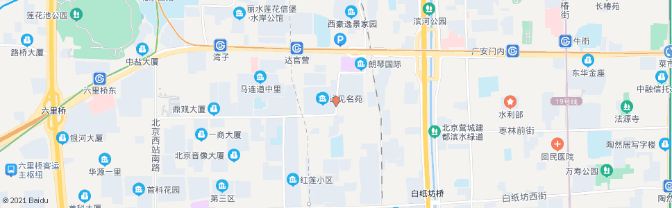 北京红居街_公交站地图_北京公交_妙搜公交查询2024