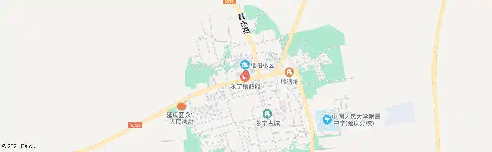 北京永宁中学_公交站地图_北京公交_妙搜公交查询2024