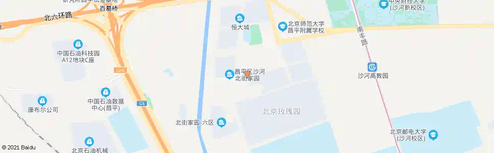 北京高教园北二街_公交站地图_北京公交_妙搜公交查询2024